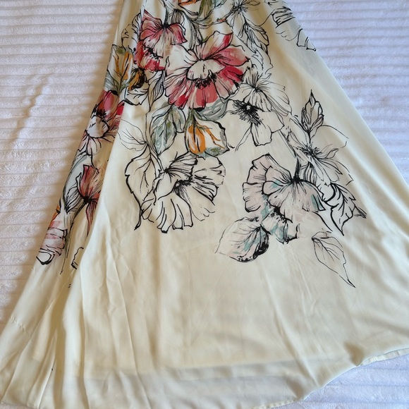 Danny & Nicole Black Maxi Dress with Halter top and Flowy Skirt Size 10 - Picture 3 of 7